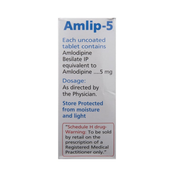 Amlip 5mg Tablet (10'S)