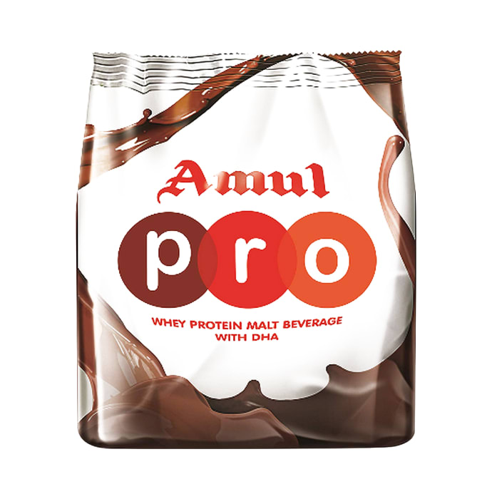 Amul Pro Whey Protein Malt Beverage with DHA (500gm)