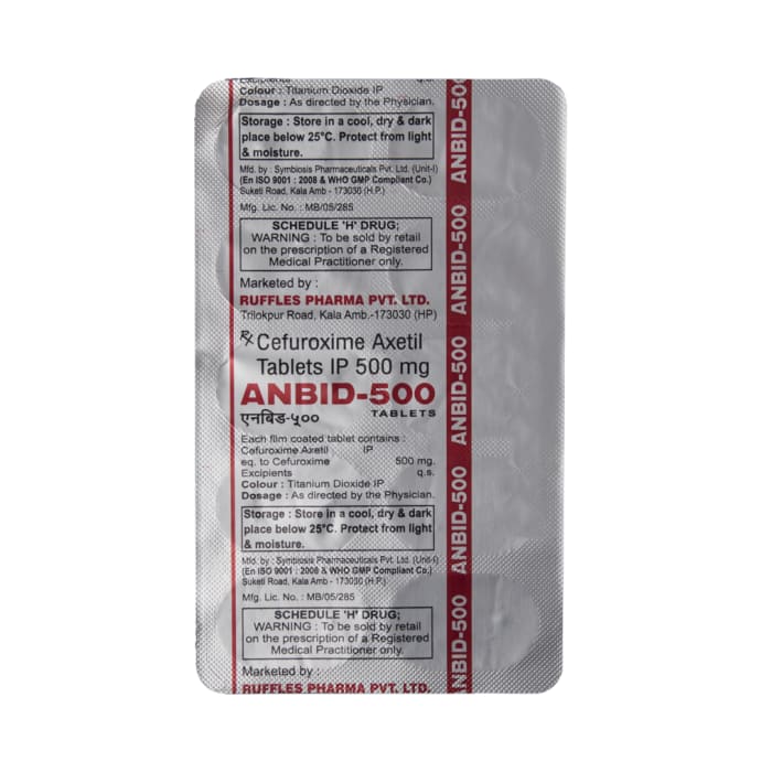 Anbid 500mg Tablet (10'S)