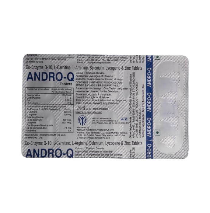 Andro-q tablet (10'S)