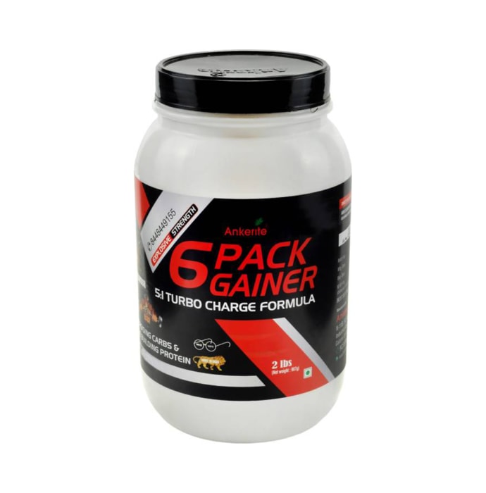 Ankerite 6 Pack Gainer with Free Bag (2lb)