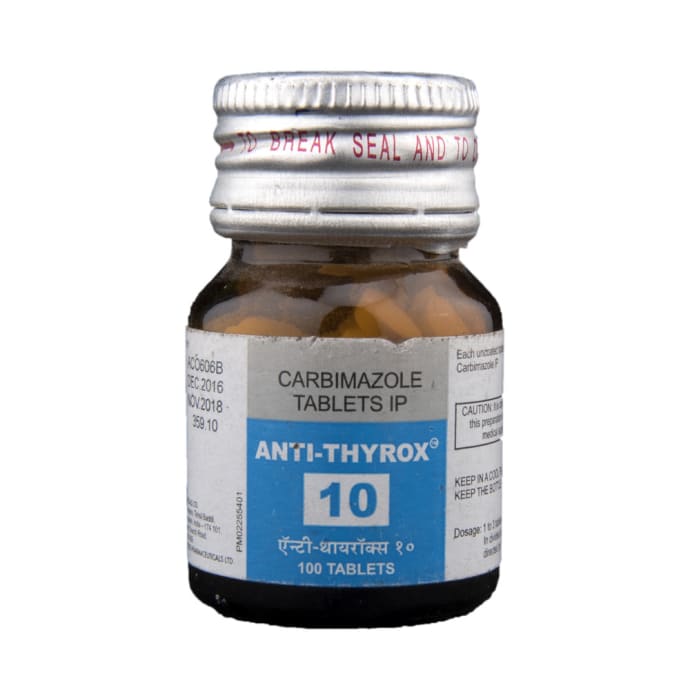 Anti-Thyrox 10mg Tablet (100'S)