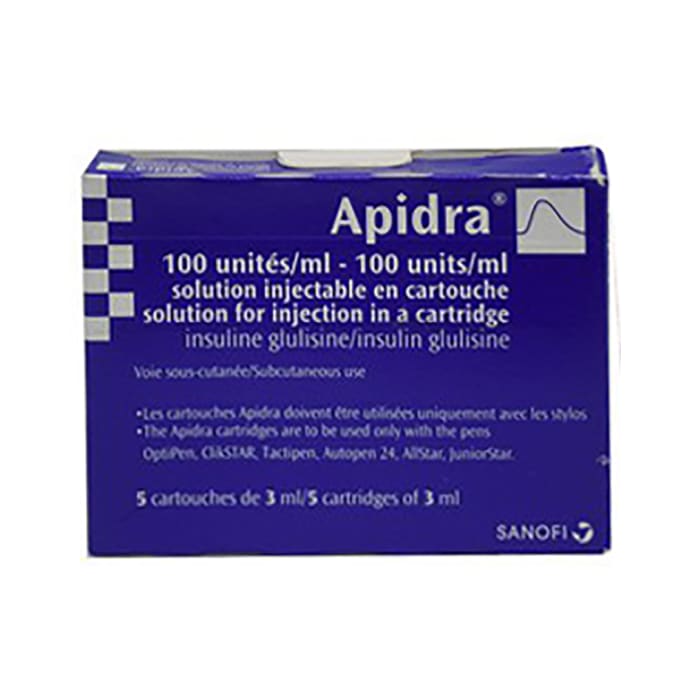 Apidra 100IU Cartridge (3ml)