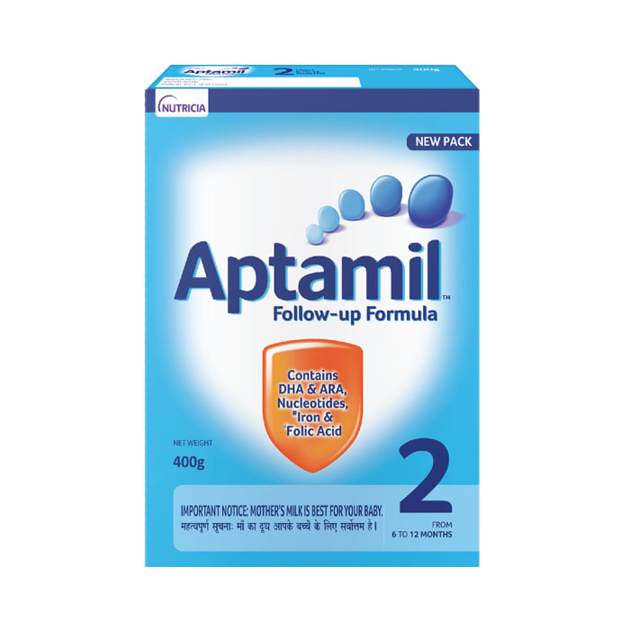 Aptamil Stage 2 Follow UP Formula Powder (400gm)