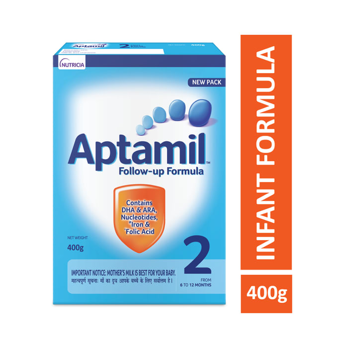 Aptamil Stage 2 Follow UP Formula Powder (400gm)