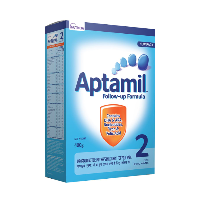 Aptamil Stage 2 Follow UP Formula Powder (400gm)