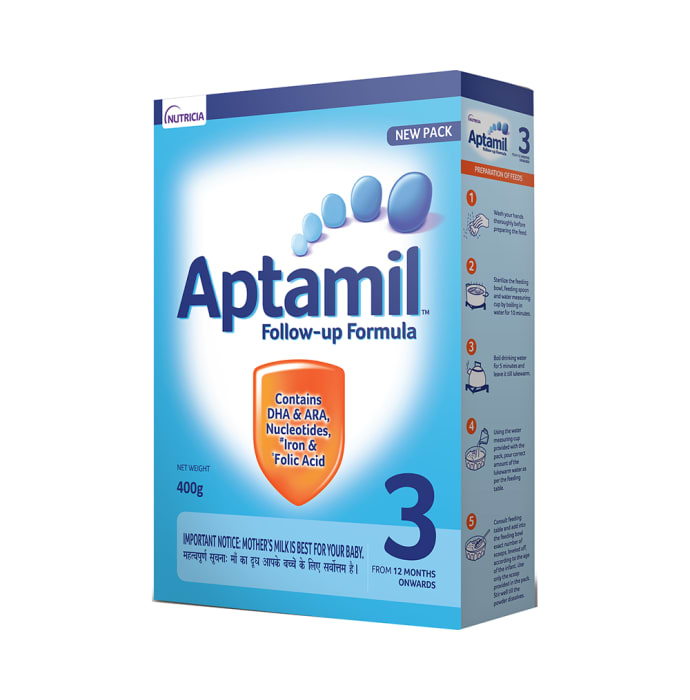 Aptamil Stage 3 Follow-UP Formula Powder (400gm)