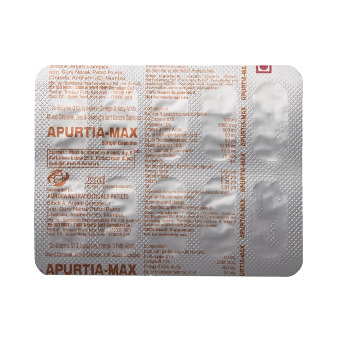 Apurtia-max soft gelatin capsule (10'S)