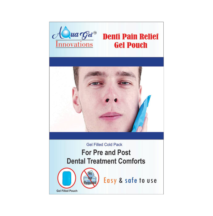 Aquagel Innovations Denti Pain Relief Gel Pouch Blue