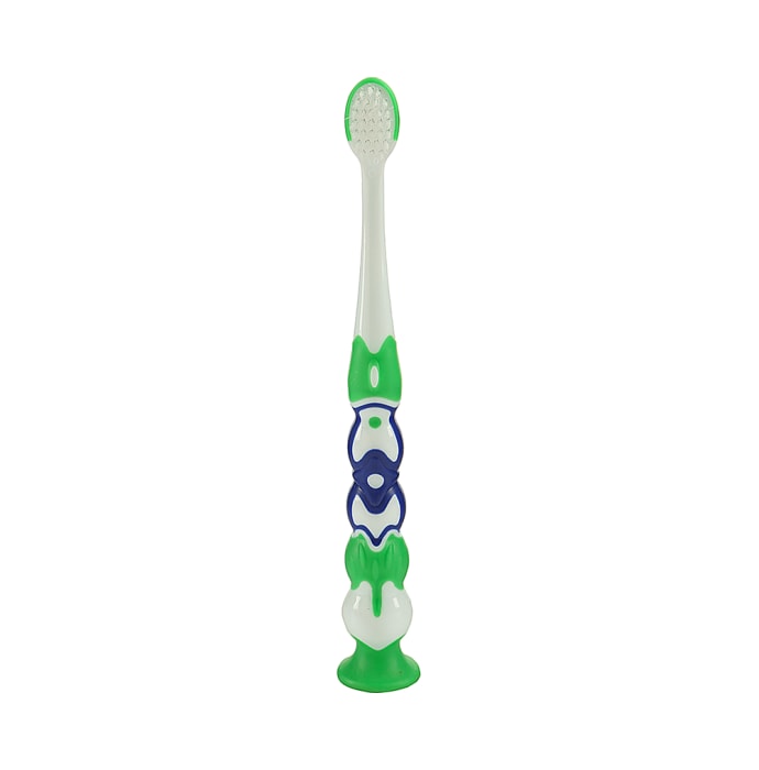 Aquawhite Aqua Ville Toothbrush Green with Car Toy