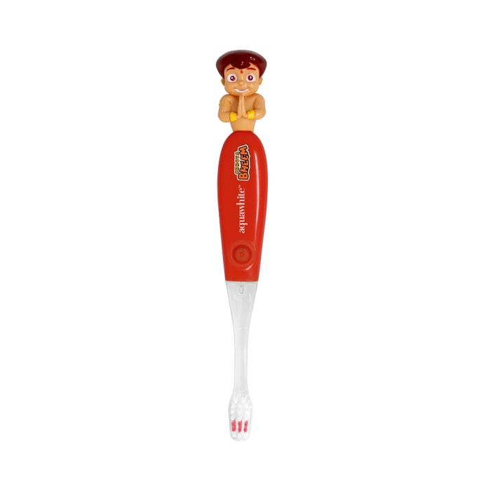 Aquawhite Buddy Best Flash Light Toothbrush Red Chhota Bheem