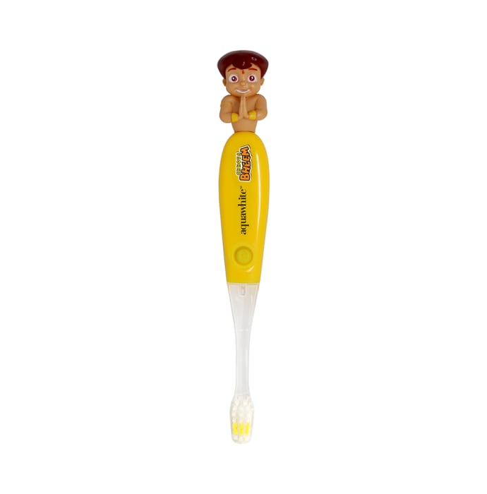 Aquawhite Buddy Best Flash Light Toothbrush Yellow Chhota Bheem