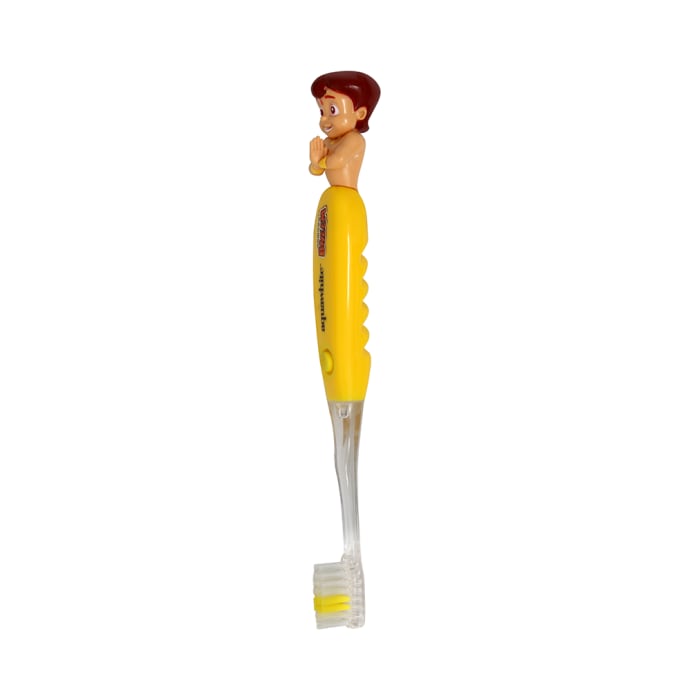 Aquawhite Buddy Best Flash Light Toothbrush Yellow Chhota Bheem