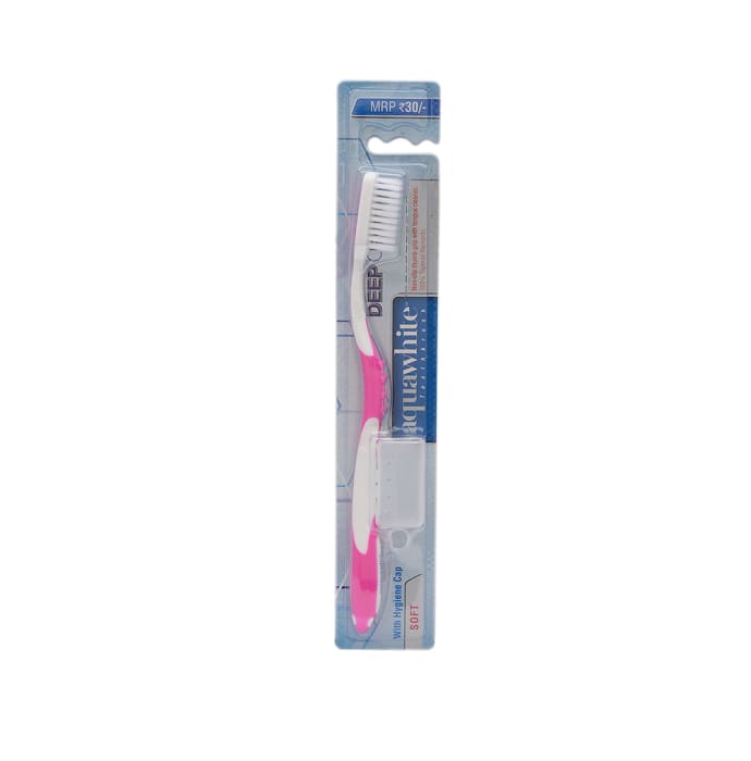 Aquawhite Deep Clean Toothbrush with Hygiene Cap