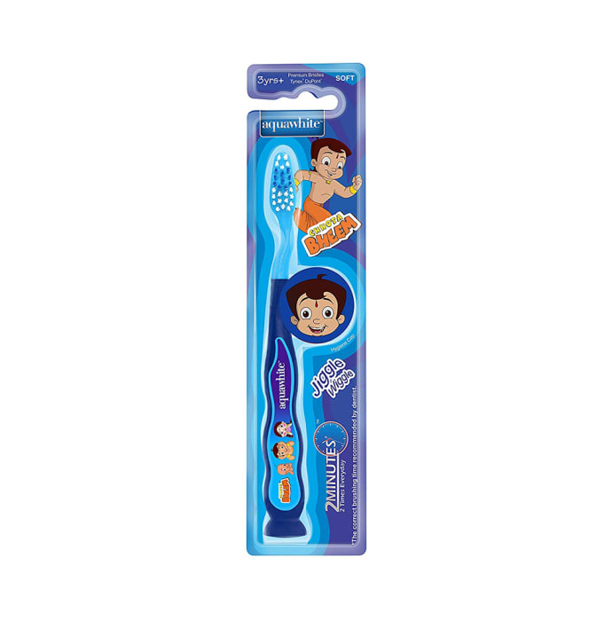 Aquawhite Jiggle Wiggle Toothbrush Blue Chhota Bheem