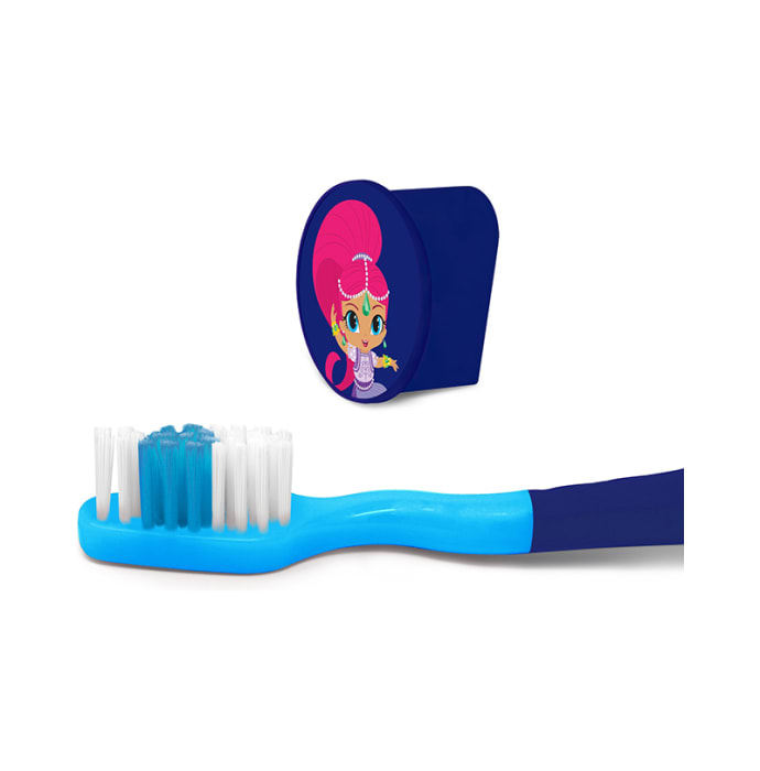 Aquawhite Jiggle Wiggle Toothbrush Blue Shimmer and Shine