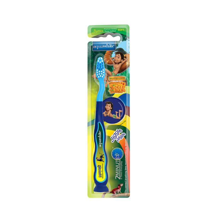 Aquawhite Jiggle Wiggle Toothbrush Blue The Jungle Book