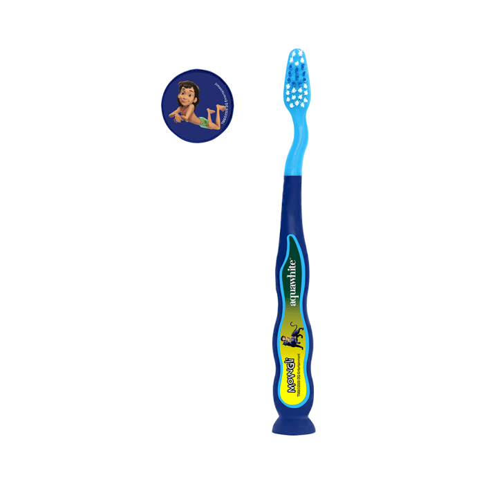 Aquawhite Jiggle Wiggle Toothbrush Blue The Jungle Book