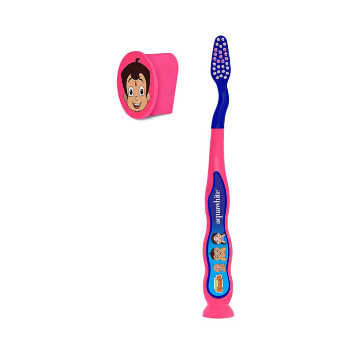 Aquawhite Jiggle Wiggle Toothbrush Pink Chhota Bheem