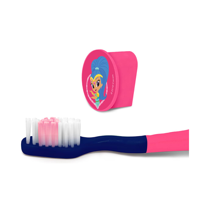 Aquawhite Jiggle Wiggle Toothbrush Pink Shimmer and Shine