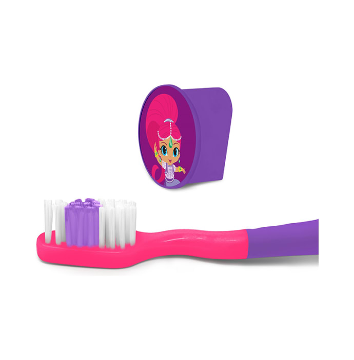 Aquawhite Jiggle Wiggle Toothbrush Purple Shimmer and Shine