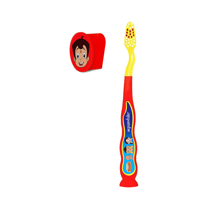 Aquawhite Jiggle Wiggle Toothbrush Red Chhota Bheem