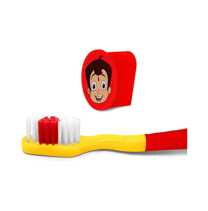 Aquawhite Jiggle Wiggle Toothbrush Red Chhota Bheem