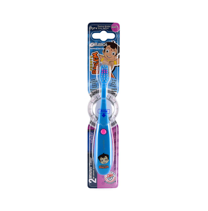 Aquawhite Kids Musical Toothbrush Blue Chhota Bheem