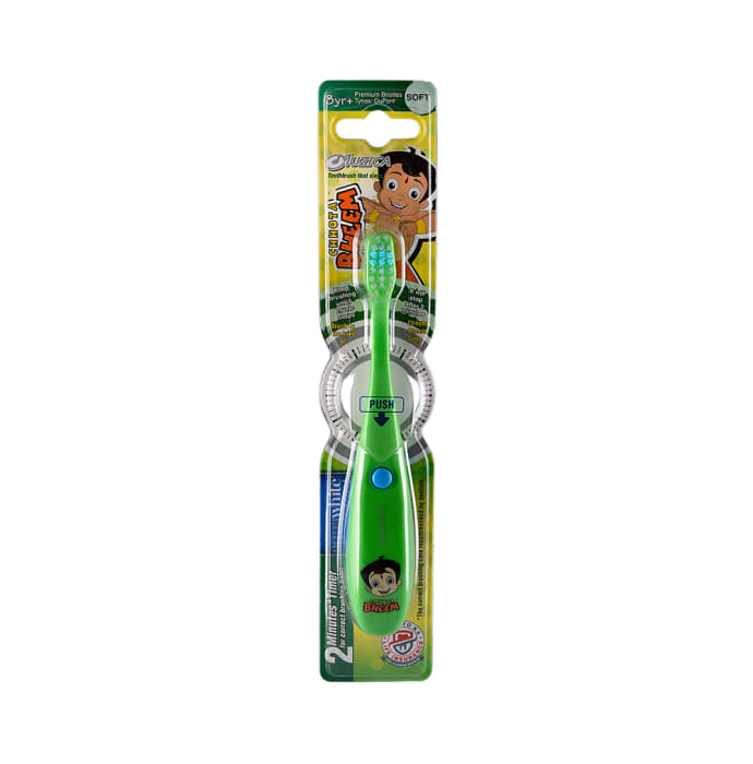 Aquawhite Kids Musical Toothbrush Green Chhota Bheem