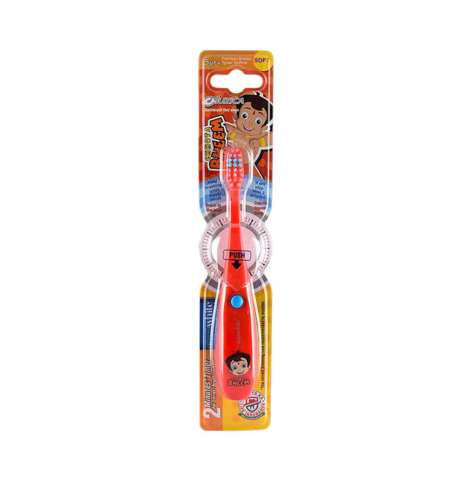 Aquawhite Kids Musical Toothbrush Red Chhota Bheem