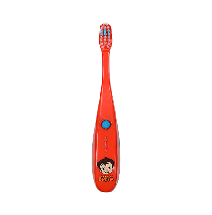 Aquawhite Kids Musical Toothbrush Red Chhota Bheem