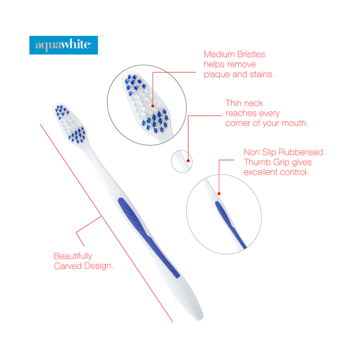 Aquawhite Max Clean Plus Toothbrush