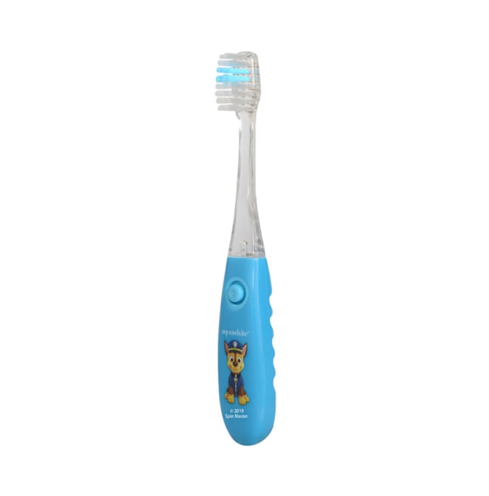 Aquawhite Paw Patrol Flashhh Toothbrush with Hygiene Cup Blue