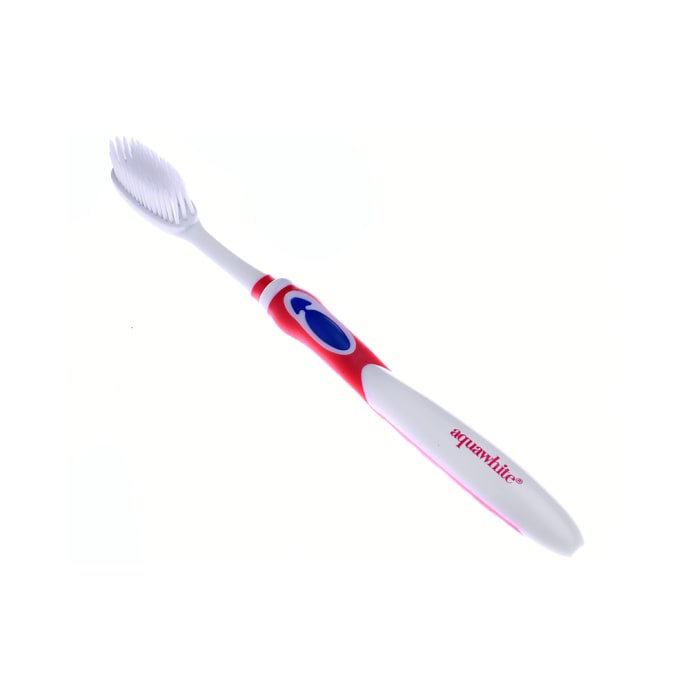 Aquawhite Spa Silky Soft Bristles Toothbrush Red