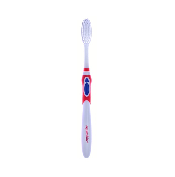 Aquawhite Spa Silky Soft Bristles Toothbrush Red