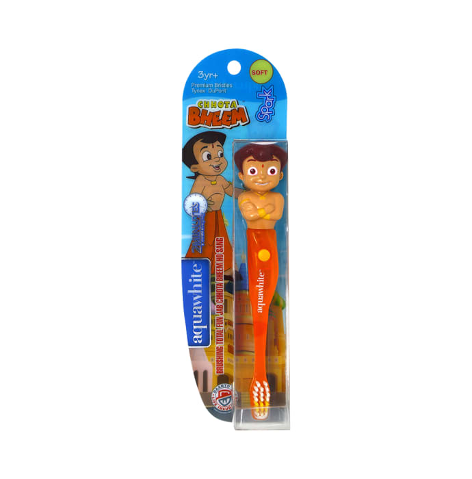 Aquawhite Spark Timer Flash Light Toothbrush Chhota Bheem