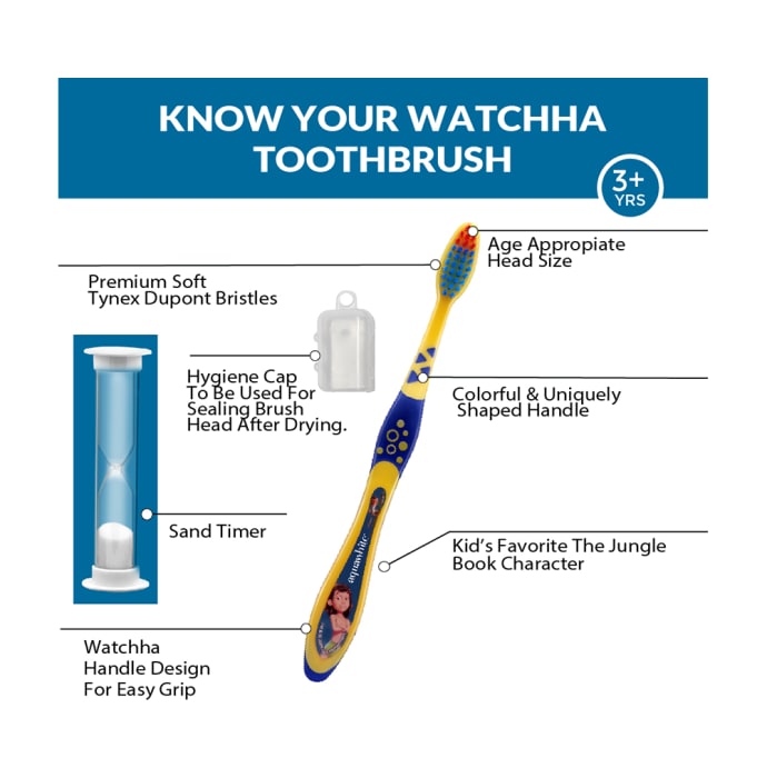 Aquawhite Watchha Toothbrush The Jungle Book