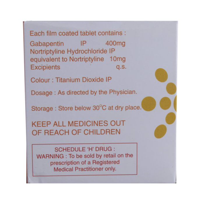 Arigaba NT 400mg / 10mg Tablet (10'S)