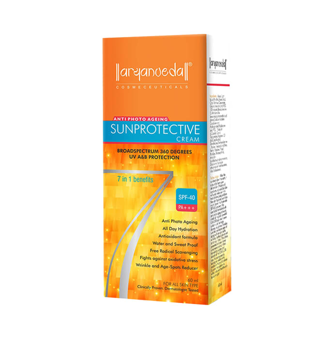 Aryanveda Sunprotective Cream SPF 40 (60gm)