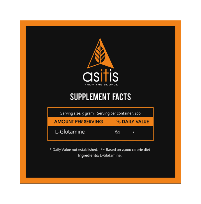 Asitis nutrition l-glutamine powder