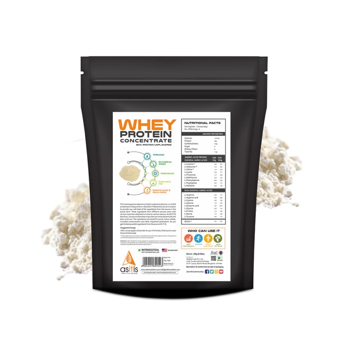 Asitis nutrition whey protein concentrate unflavoured