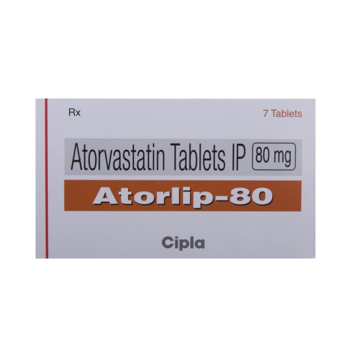 Atorlip 80mg Tablet (7'S)