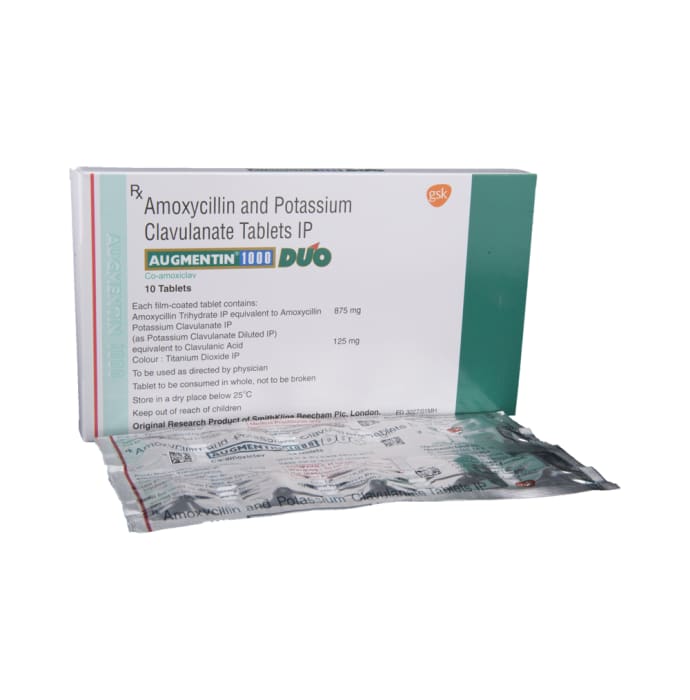 Augmentin 1000 Duo Tablet (10'S)