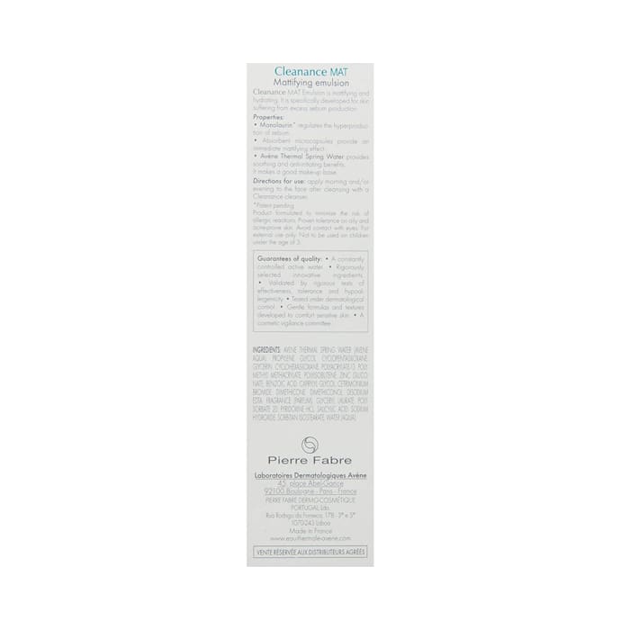 Avene cleanance mat emulsion (40ml)