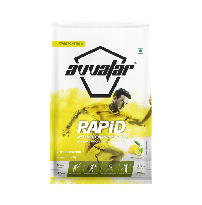 Avvatar Rapid Instant Hydration Formula Lemon (500gm)