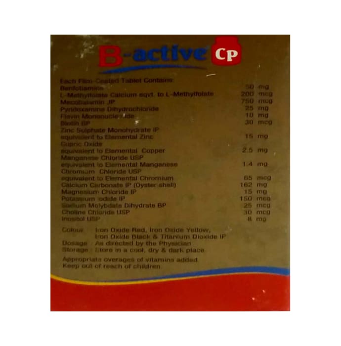 B-Active CP Tablet (30'S)