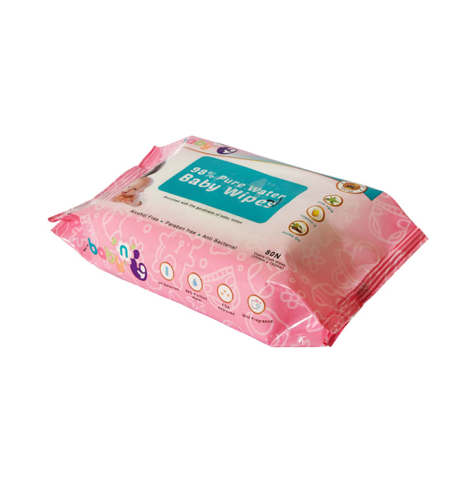 Babynu 98% Pure Water Baby Wipes