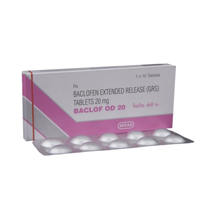 Baclof OD 20mg Tablet ER (10'S)