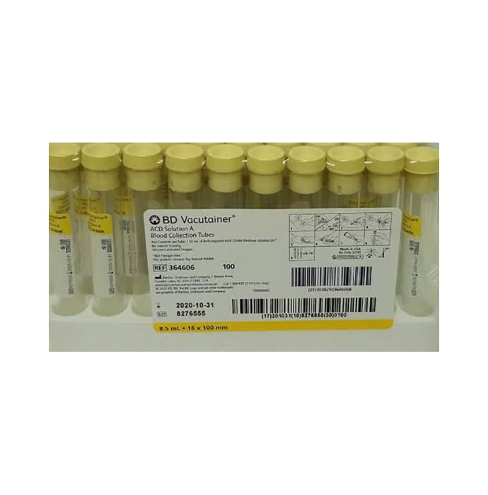 BD 364606 Vacutainer with ACD Solution A Blood Collection Tube