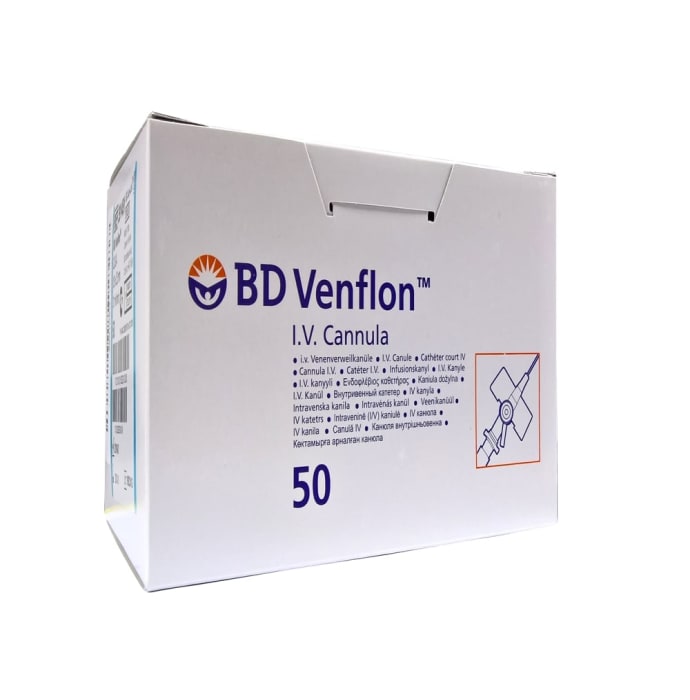 Bd venflon i.v. cannula 18g (pack of 5)